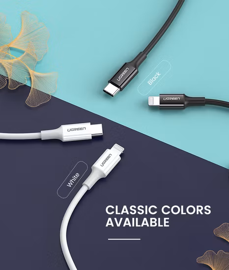 Cable de datos para teléfono móvil, Cargador rápido Pd de 1m, 3 pies, 18W, 20W, Cable Lightning para iPhone, USB tipo C a Lightning para iPhone 12 PRO Max